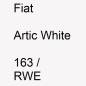 Preview: Fiat, Artic White, 163 / RWE.